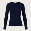 Online Not Shy Jasmine Ls Tee Marine