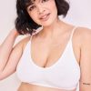 Wholesale Stripe & Stare T - Shirt Bra White