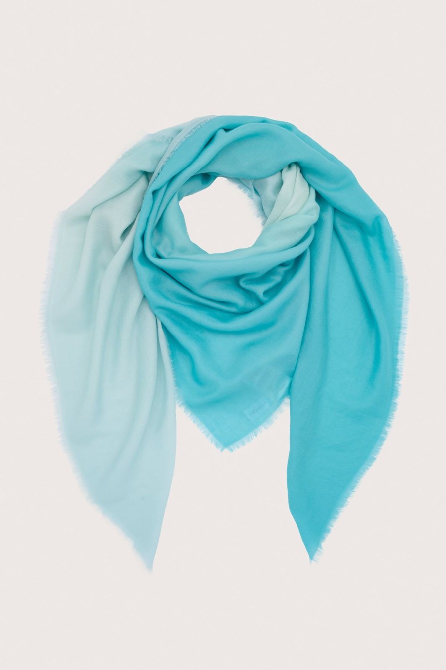 New Not Shy Cashmere Twill Scarf Celadon/Green